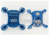 FAYEE FY802 Parts-01 Upper and Bottom shell cover-Blue,FAYEE FY802 RC Quadcopter Drone Spare Parts FY802 Replacement Accessories Climbing & Walking RC Quadcopter Running Climbing Mini Drone