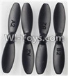 Fayee FY804 Parts-03 Propellers,Main rotor blades(4pcs),FY804 RC Quadcopter Drone Spare Parts FY804 Replacement Accessories