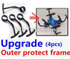 Fayee FY804 Parts-06 Upgrade outer protect frame(4pcs),FY804 RC Quadcopter Drone Spare Parts FY804 Replacement Accessories