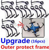 Fayee FY804 Parts-07 Upgrade outer protect frame(16pcs),FY804 RC Quadcopter Drone Spare Parts FY804 Replacement Accessories
