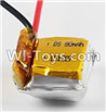 Fayee FY804 Parts-17 151207 80mah battery,FY804 RC Quadcopter Drone Spare Parts FY804 Replacement Accessories