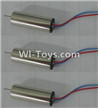 Fayee FY805 Parts-12 rotating Motor with red and blue wire(3pcs-CW),Fayee FY805 RC Hexacopter Drone Spare Parts,FY805 Quadcopter Replacement Accessories