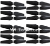 HuaJun HJ823 Parts-05 Propellers,Main rotor blades(16pcs)-Black,HuaJun Toys HJ823 RC Quadcopter Drone Spare Parts,HJ Toys HJ823 Accessoriess Replacement