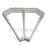HuaJun HJ823 Parts-12 Outer protect frame,Outer protect ring(4pcs)-White,HuaJun Toys HJ823 RC Quadcopter Drone Spare Parts,HJ Toys HJ823 Accessoriess Replacement