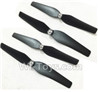 HuaJun W606-3 Parts-04 Propellers,Main rotor blades(4pcs),HuaJun Toys W606-3 RC Quadcopter Drone Spare Parts,HJ Toys W606-3 Accessoriess Replacement