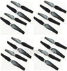 HuaJun W606-3 Parts-05 Propellers,Main rotor blades(16pcs),HuaJun Toys W606-3 RC Quadcopter Drone Spare Parts,HJ Toys W606-3 Accessoriess Replacement