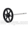 HuaJun W606-3 Parts-08 Main gear with hollow pipe(1pcs),HuaJun Toys W606-3 RC Quadcopter Drone Spare Parts,HJ Toys W606-3 Accessoriess Replacement