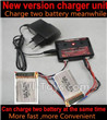 HuaJun W606-3 Parts-29 Upgrade charger and Balance charger-Can charge two battery at the same time(Not include the 2X battery),HuaJun Toys W606-3 RC Quadcopter Drone Spare Parts,HJ Toys W606-3 Accessoriess Replacement