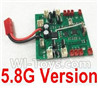 HuaJun W606-3 Parts-49 Circuit Board,Receiver board(Can only be used for 5.8G FPV Image transmission Version,HuaJun Toys W606-3 RC Quadcopter Drone Spare Parts,HJ Toys W606-3 Accessoriess Replacement