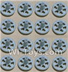 HuaJun Toys W606-5 Parts-16 Main gear(16pcs),HuaJun Toys W606-5 RC Quadcopter Drone Spare Parts,HJ Toys W606-5 Accessoriess Replacement