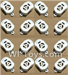 HuaJun Toys W606-5 Parts-18 Upper motor cover(16pcs),HuaJun Toys W606-5 RC Quadcopter Drone Spare Parts,HJ Toys W606-5 Accessoriess Replacement