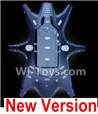 HuaJun Toys W609-7 W609-8 Parts-03-02 Bottom shell cover-Blue,HuaJun Toys W609-7 W609-8 RC Hexadcopter Drone Spare Parts,HJ Toys W609-7 W609-8 Accessoriess Replacement