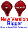 HuaJun Toys W609-7 W609-8 Parts-08-01 Upper and bottom motor cover-Red(1 set),HuaJun Toys W609-7 W609-8 RC Hexadcopter Drone Spare Parts,HJ Toys W609-7 W609-8 Accessoriess Replacement