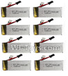 HuaJun Toys W609-7 W609-8 Parts-18-03 7.4V 1500MAH Battery(6pcs),HuaJun Toys W609-7 W609-8 RC Hexadcopter Drone Spare Parts,HJ Toys W609-7 W609-8 Accessoriess Replacement