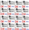 JJPRO P175 Spare Parts-14 clockwise rotating Brushless Motor(CW-8pcs) & counterclockwise Reversing-rotating Brushless Motor(CCW-8pcs),JJRC JJPRO P175 RC Quadcopter Drone Spare Parts Replacement Accessories