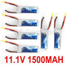 JJPRO P175 Spare Parts-15-08 11.1V 1500MAH Battery(6pcs),JJRC JJPRO P175 RC Quadcopter Drone Spare Parts Replacement Accessories