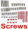 JJPRO P200 Spare Parts-07 Universal screws, aluminum column accessories package,JJRC JJPRO P200 RC Quadcopter Drone Spare Parts Replacement Accessories