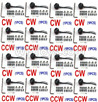JJPRO P200 Spare Parts-14 clockwise rotating Brushless Motor(CW-8pcs) & counterclockwise Reversing-rotating Brushless Motor(CCW-8pcs),JJRC JJPRO P200 RC Quadcopter Drone Spare Parts Replacement Accessories