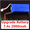 JJRC H16C Parts-17 Upgrade 7.4v 2000mah battery For JJRC H16 H16 RC Quadcopter,Drone Spare parts