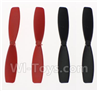 JJRC 1000 Parts-04 Main rotor blades(4pcs-2x Black & 2X Red) For JJRC 1000 RC Quadcopter,RC Drone,JJ-1000 Sapre Parts
