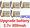 JJRC 1000 Parts-15 Upgrade 3.7v 300mah battery for the JJRC 1000 Quadcopter-5pcs For JJRC 1000 RC Quadcopter,RC Drone,JJ-1000 Sapre Parts