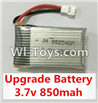 BoMing M39G Spare Parts-10-02 Upgrade 3.7v 850mah battery(1pcs)-42X25X9mm,Bo Ming BoMing M39G RC Quadcopter Drone Spare Parts Replacement Accessories M39
