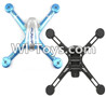 JJRC H11 H11C H11D Parts-01 Upper and Bottom shell cover-Blue For JJRC H11 H11C H11D Quadcopter Spare parts,RC drone Parts,2.4G UFO Parts