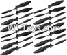 JJRC H11 H11C H11D Parts-09 Main rotor blades,Propellers(16pcs) For JJRC H11 H11C H11D Quadcopter Spare parts,RC drone Parts,2.4G UFO Parts