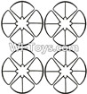 JJRC H11 H11C H11D Parts-12 Outer protect frame(16pcs) For JJRC H11 H11C H11D Quadcopter Spare parts,RC drone Parts,2.4G UFO Parts