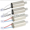 JJRC H11 H11C H11D Parts-17 Rotating Motor with red and Blue wire(2pcs) & Reversing-rotating Motor with Black and white wire(2pcs) For JJRC H11 H11C H11D Quadcopter Spare parts,RC drone Parts,2.4G UFO Parts