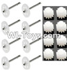 JJRC H11 H11C H11D Parts-25 Main gear with hollow pipe(8pcs) & Small motor gear(8pcs) For JJRC H11 H11C H11D Quadcopter Spare parts,RC drone Parts,2.4G UFO Parts