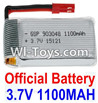 JJRC H11 H11C H11D Parts-31 3.7V 1100mAh Battery with JST Plug(1pcs) For JJRC H11 H11C H11D Quadcopter Spare parts,RC drone Parts,2.4G UFO Parts