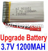 JJRC H11 H11C H11D Parts-32 Upgrade 3.7V 1200mAh Battery with JST Plug(1pcs) For JJRC H11 H11C H11D Quadcopter Spare parts,RC drone Parts,2.4G UFO Parts