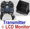 JJRC H11 H11C H11D Parts-46 Transmitter and LCD Monitor For JJRC H11 H11C H11D Quadcopter Spare parts,RC drone Parts,2.4G UFO Parts