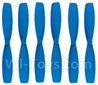 JJRC H21 Parts-06 Main rotor blades,Propellers(6pcs-Blue) For JJRC H21 H21 Quadcotper parts,H21 Drone Spare parts,2.4V UFO
