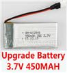 JJRC H21 Parts-17 Upgrade 3.7v 450mah Battery(1pcs) For JJRC H21 H21 Quadcotper parts,H21 Drone Spare parts,2.4V UFO