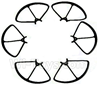 JJRC H21 Parts-27 Outer protect frame(6pcs-Black) For JJRC H21 H21 Quadcotper parts,H21 Drone Spare parts,2.4V UFO