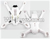 JJRC H26 H26C H26W Parts-02 Upper and Bottom shell cover-White For JJRC H26 H26C H26D H26W Quadcopter Spare parts,RC drone Parts,2.4G UFO Parts
