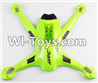 JJRC H26 H26C H26W Parts-03 Upper shell cover-Green For JJRC H26 H26C H26D H26W Quadcopter Spare parts,RC drone Parts,2.4G UFO Parts