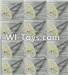JJRC H26 H26C H26W Parts-13 Main gear with hollow pipe(12pcs) For JJRC H26 H26C H26D H26W Quadcopter Spare parts,RC drone Parts,2.4G UFO Parts
