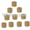 JJRC H26 H26C H26W Parts-16 Small motor gear(10pcs) For JJRC H26 H26C H26D H26W Quadcopter Spare parts,RC drone Parts,2.4G UFO Parts