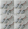 JJRC H26 H26C H26W Parts-22 Rotating motor with Black and Red Wire(8pcs) & Reversing-rotating Motor with Red and White Wire(8pcs) For JJRC H26 H26C H26D H26W Quadcopter Spare parts,RC drone Parts,2.4G UFO Parts