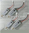 JJRC H26 H26C H26W Parts-23 Rotating motor with Black and Red Wire(2pcs) & Reversing-rotating Motor with Red and White Wire(2pcs) For JJRC H26 H26C H26D H26W Quadcopter Spare parts,RC drone Parts,2.4G UFO Parts