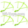 JJRC H26 H26C H26W Parts-33 Outer protect frame(4pcs)-Green For JJRC H26 H26C H26D H26W Quadcopter Spare parts,RC drone Parts,2.4G UFO Parts