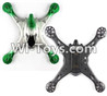JJRC H29 H29C H29W H29G Parts-01 Upper and Bottom shell cover-Green For JJRC H29 H29C H29W Quadcopter Spare parts,RC drone Parts,2.4G UFO Parts
