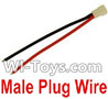 JJRC H29 H29C H29W H29G Parts-26 Male Plug Wire for the Battery(1pcs) For JJRC H29 H29C H29W Quadcopter Spare parts,RC drone Parts,2.4G UFO Parts