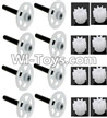 JJRC H29 H29C H29W H29G Parts-46 Main gear with hollow pipe(8pcs) & Small motor gear(8pcs) For JJRC H29 H29C H29W Quadcopter Spare parts,RC drone Parts,2.4G UFO Parts