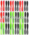 JJRC H30 H30C H30W Parts-07 Propellers,Main rotor baldes(8X Red,10X Green and 18X Black)-Total 36pcs For JJRC H30 H30C H30W Quadcopter Spare parts,H30 H30C H30W RC drone Parts,2.4G UFO Spare Parts