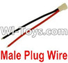 JJRC H30 H30C H30W Parts-26 Male Plug Wire for the Battery(1pcs) For JJRC H30 H30C H30W Quadcopter Spare parts,H30 H30C H30W RC drone Parts,2.4G UFO Spare Parts