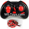 JJRC H30 H30C H30W Parts-30 Transmitter-Red & Circuit board,Receiver board For JJRC H30 H30C H30W Quadcopter Spare parts,H30 H30C H30W RC drone Parts,2.4G UFO Spare Parts